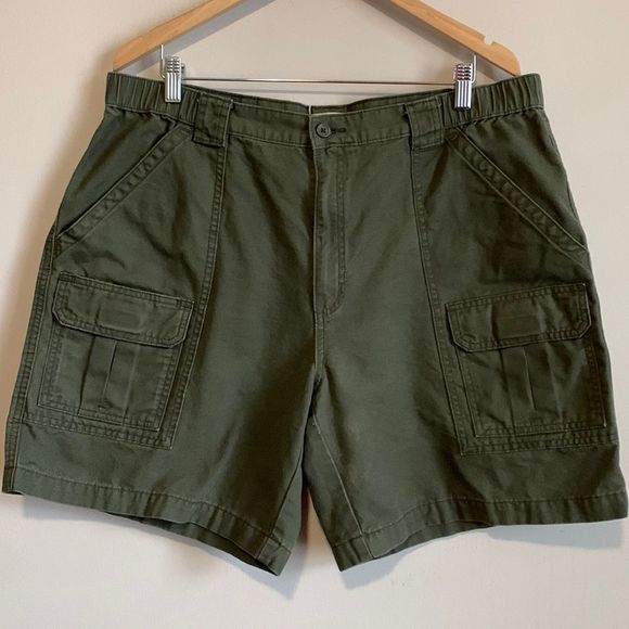 Savane Other - Savane Cargo Shorts Mens Size 40 XL XXL Olive Green Cotton Used